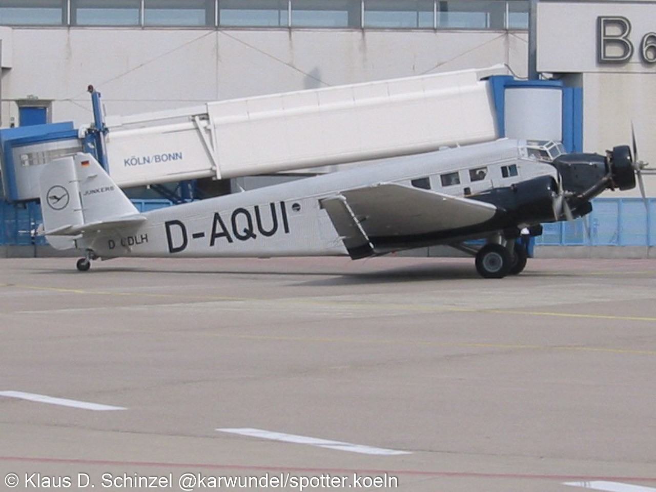 D-CDLH Lufthansa Traditionsflug Junckers Ju52