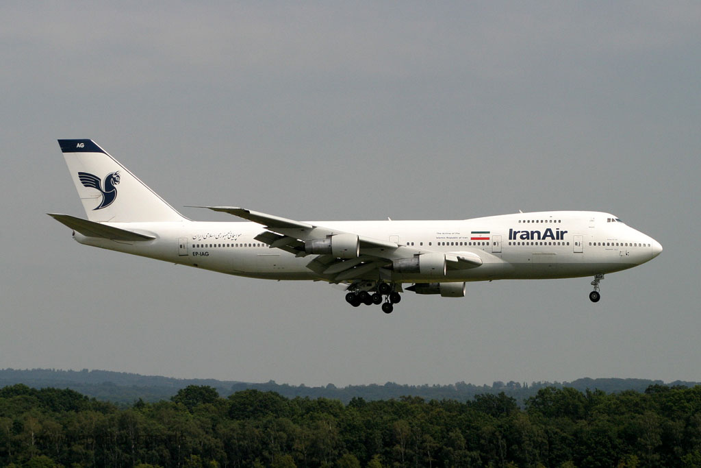 EP-IAG Iran Air Boeing 747-286B(M)