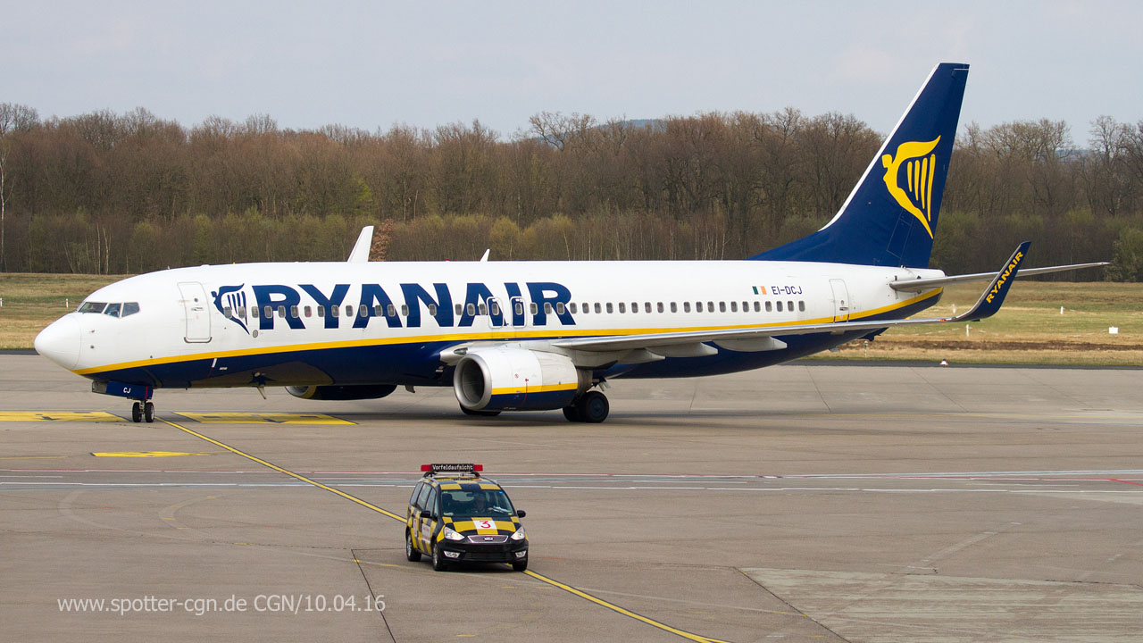 EI-DCJ Ryanair Boeing 737-8AS(WL)