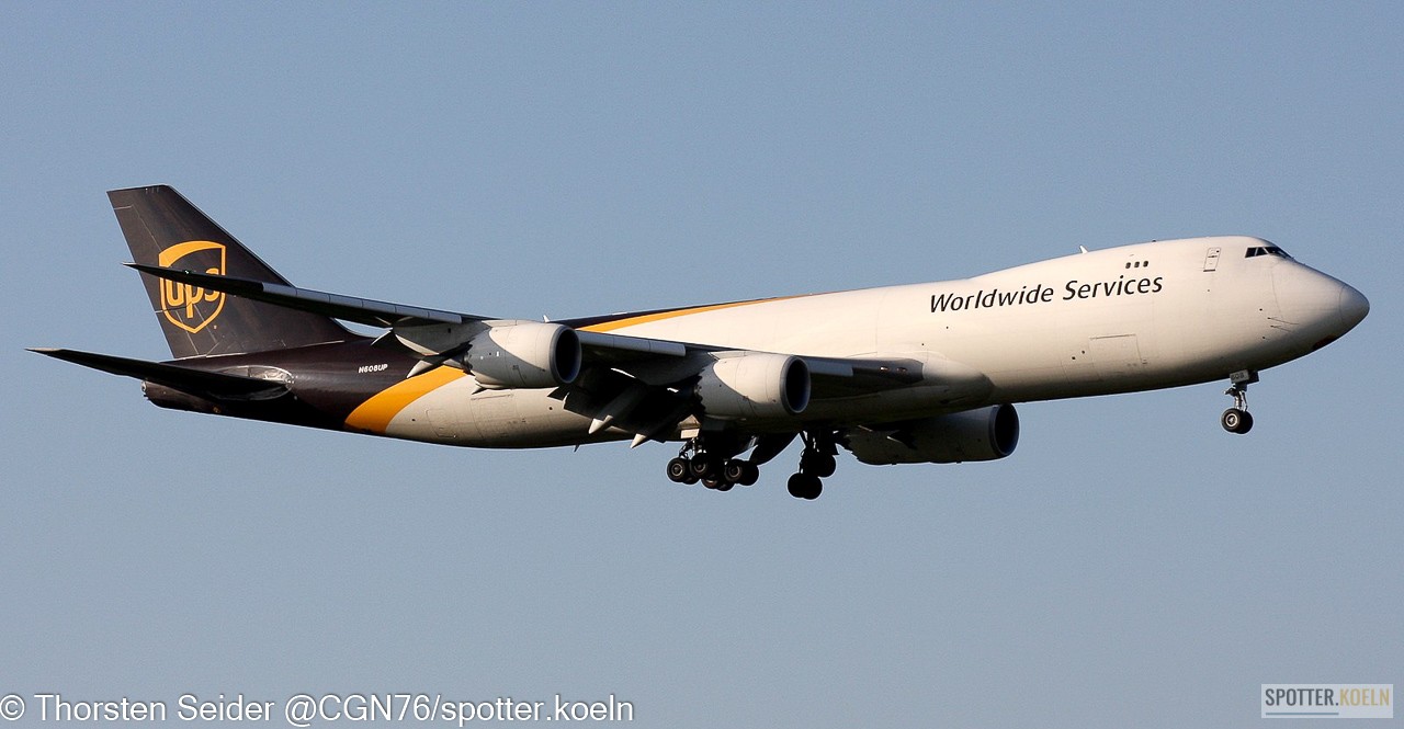 UPS 747-800 N608UP 