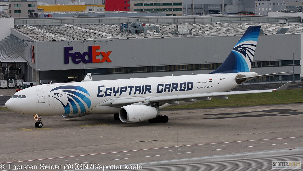 EgyptAir Cargo SU-GCF  Airbus A330-200(F)
