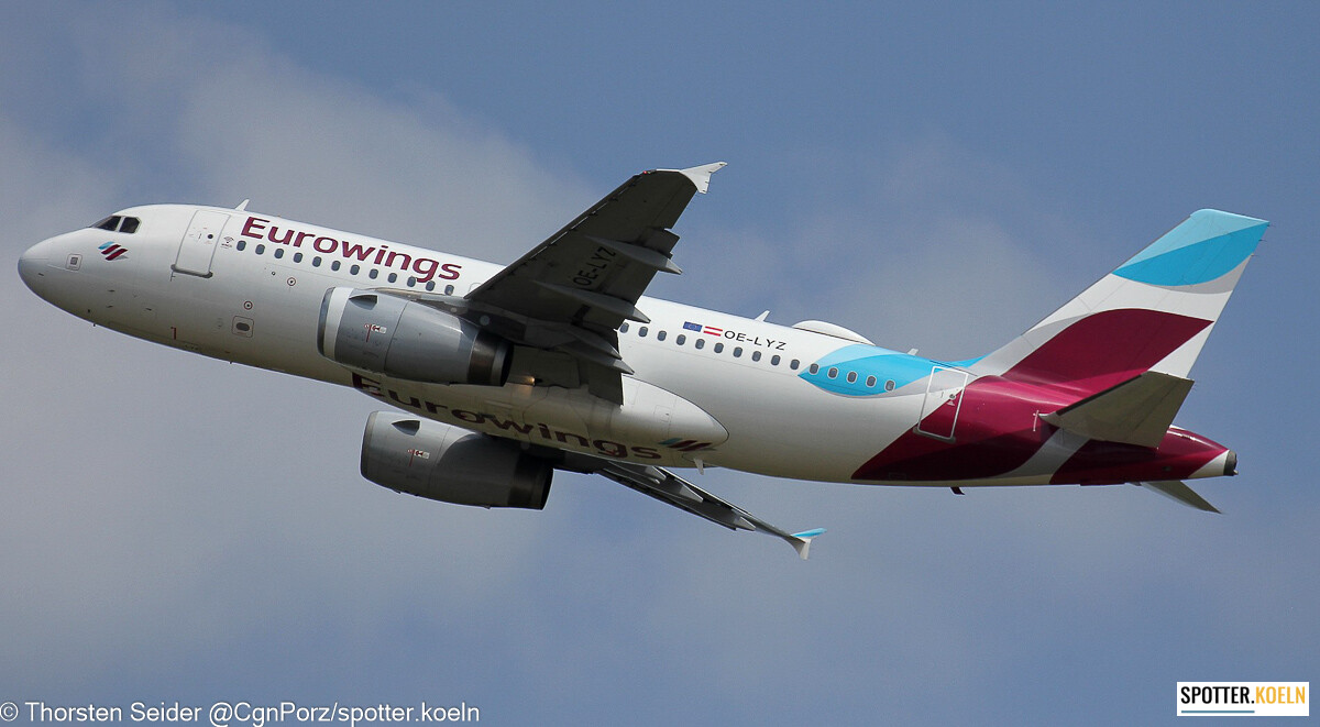 OE-LYZ Eurowings Europe A319-100