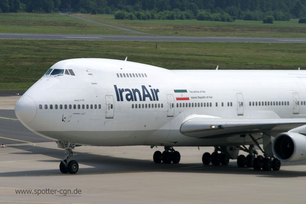 EP-IAG Iran Air Boeing 747-286B(M)