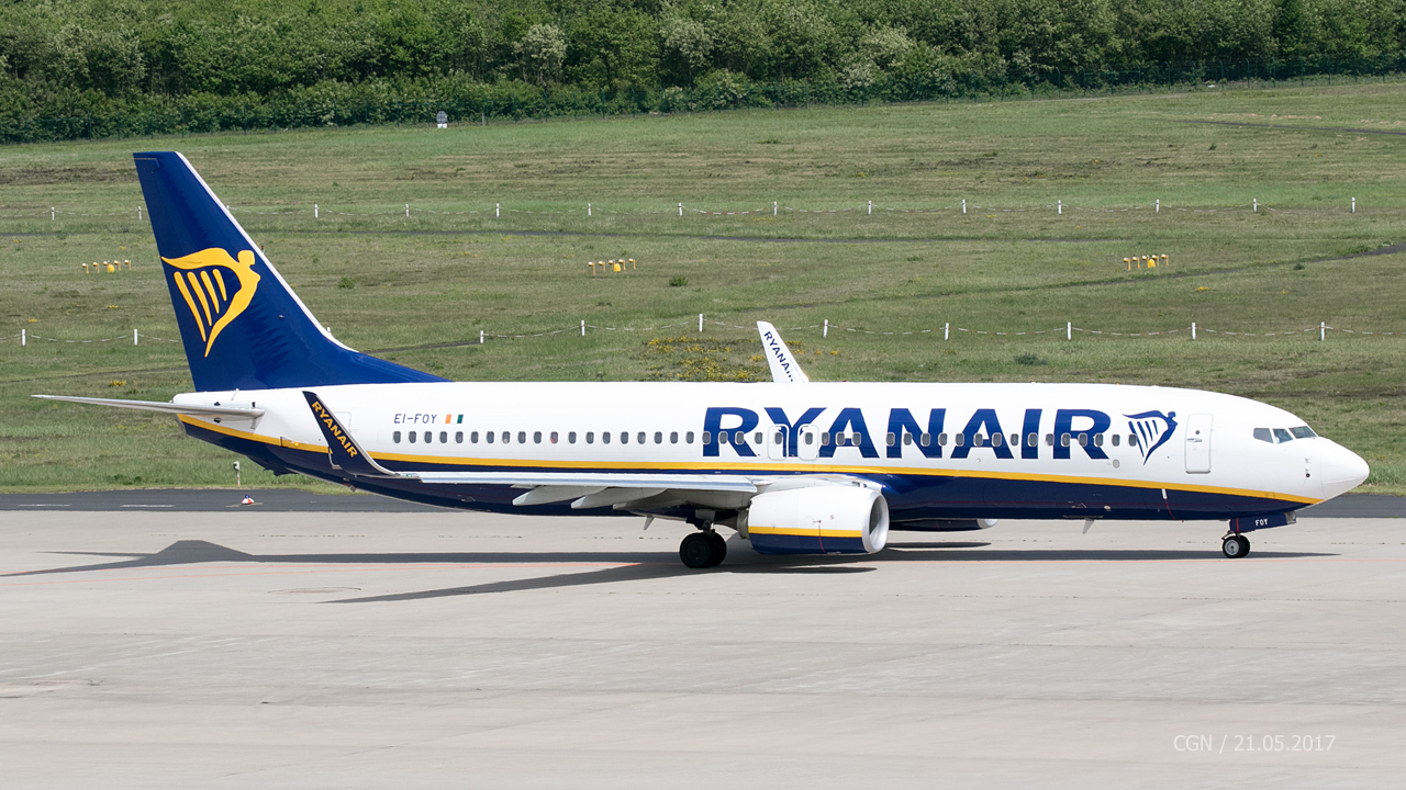 EI-FOY Ryanair Boeing 737-8AS(WL)