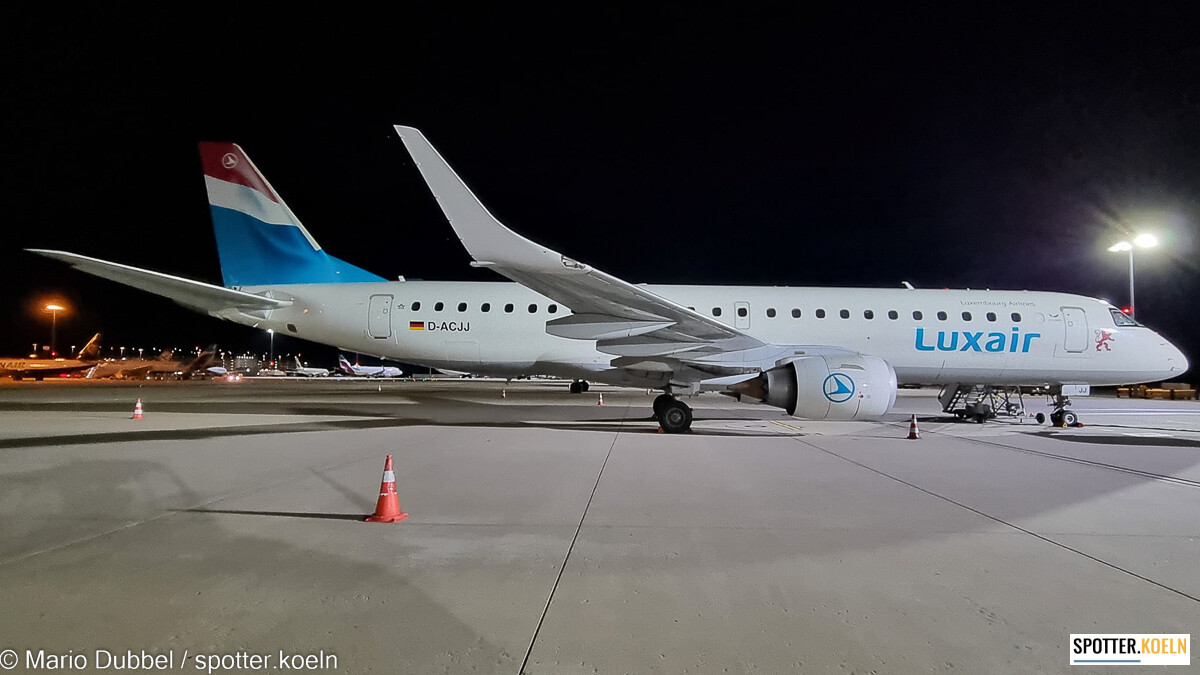 German Airways D-ACJJ (Luxair c/s) Embraer ERJ-190 