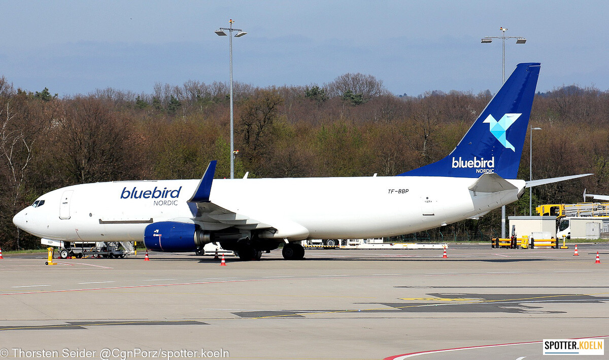 TF-BBP Bluebird Nordic Boeing 737-8F2(BCF)(WL)