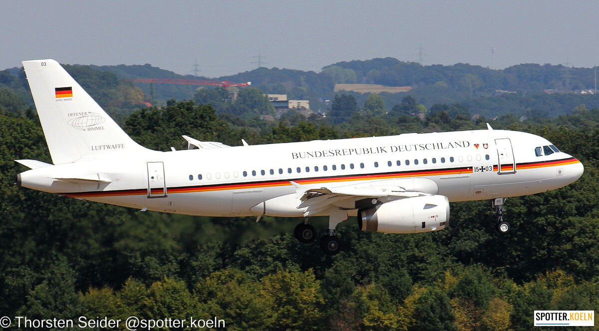 German Air Force A319-100 15+03 