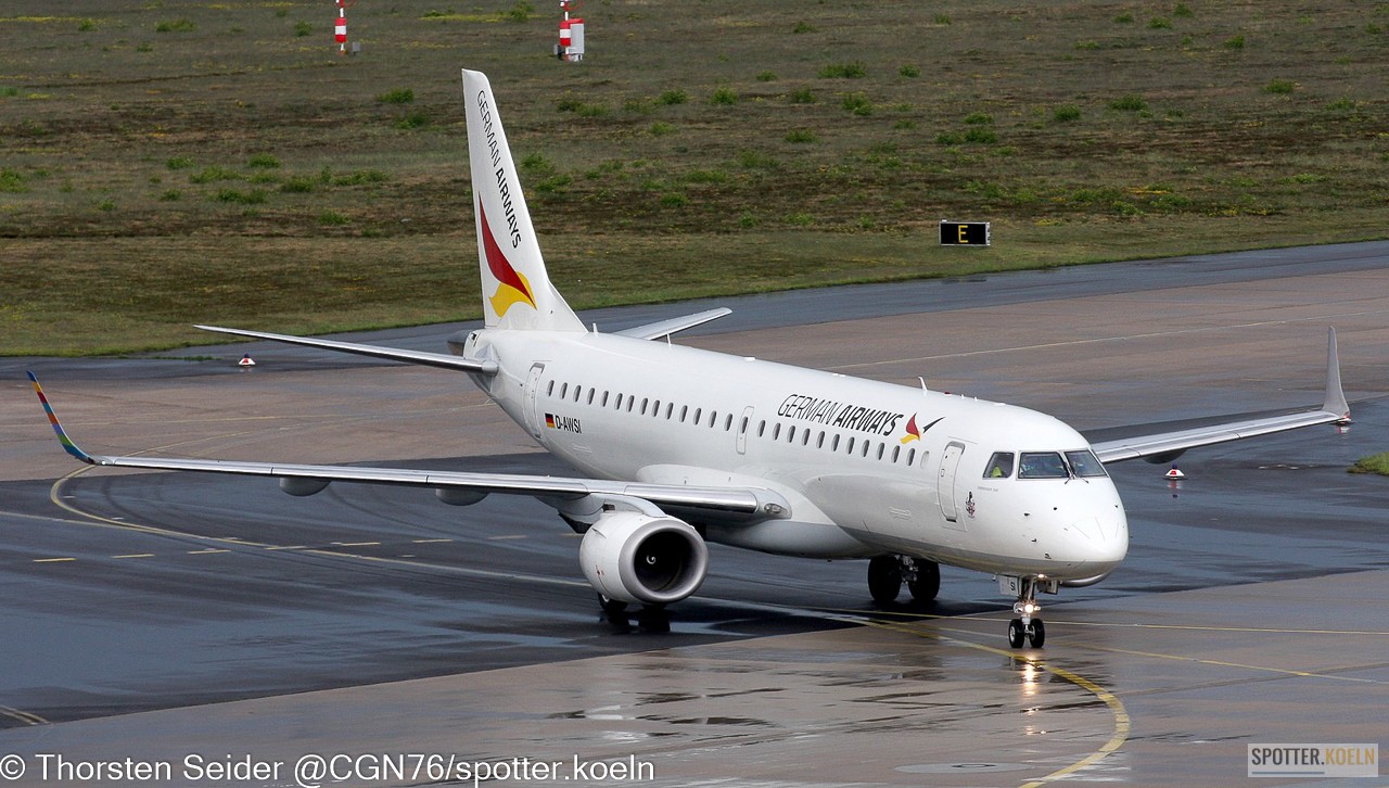 German Airways  Embraer ERJ-190  D-AWSI 