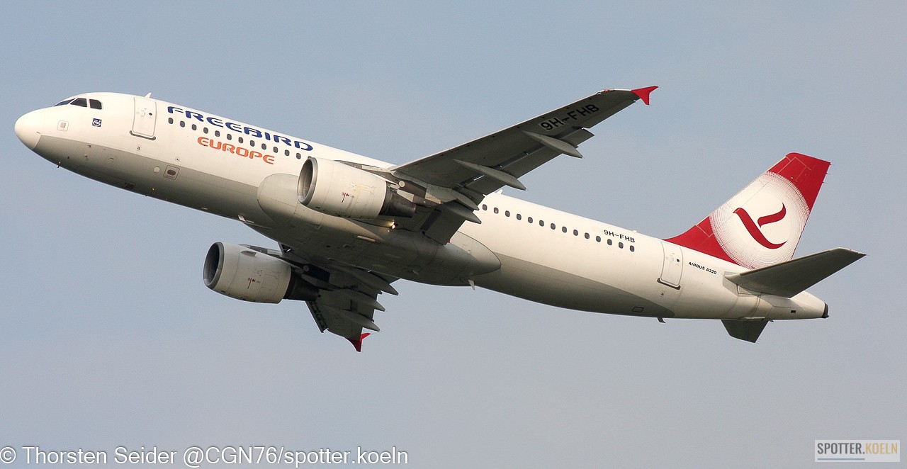 Freebird Airlines Europe 9H-FHB Airbus A320-200