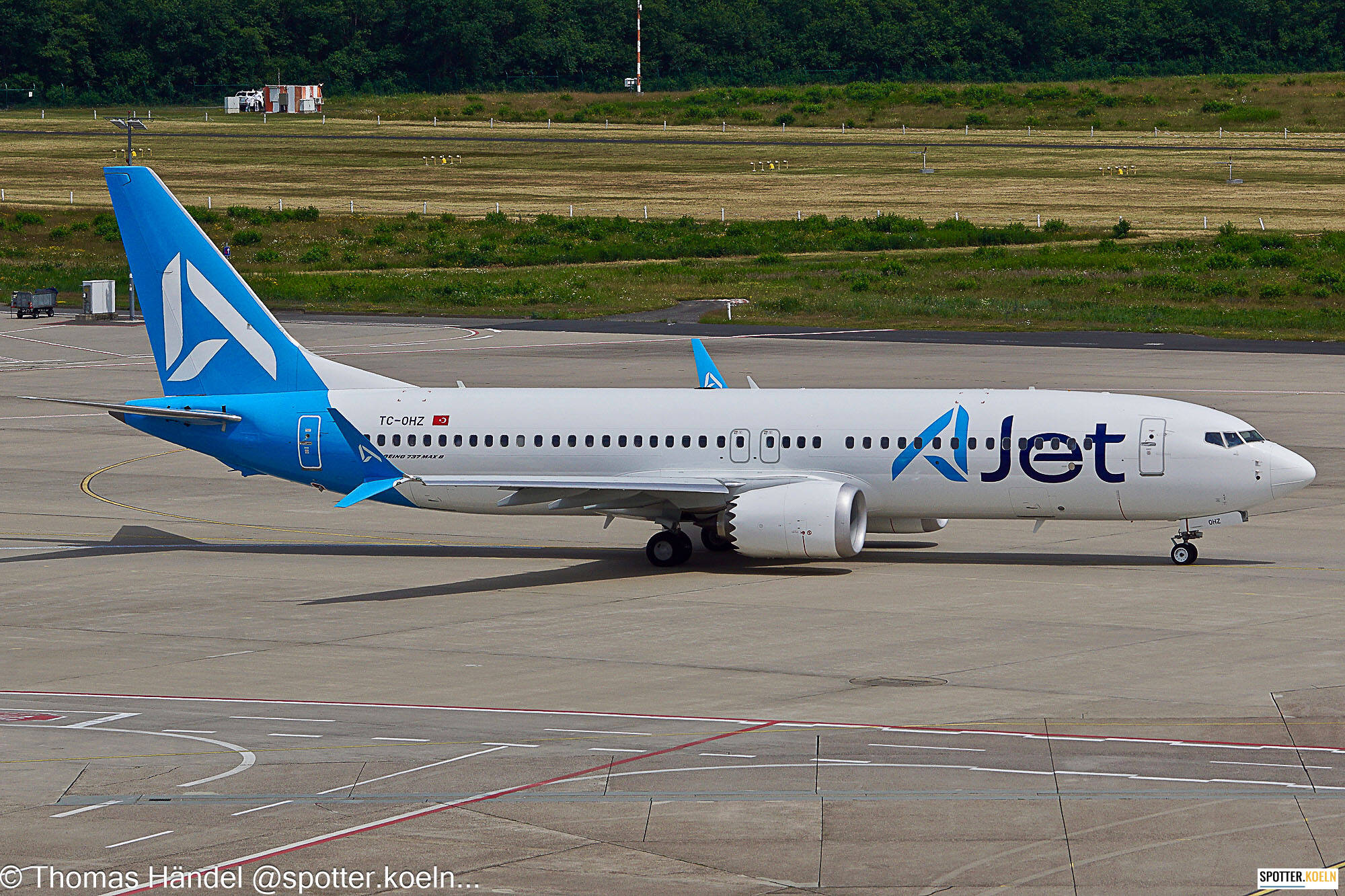 AJet TC-OHZ Boeing 737MAX8 