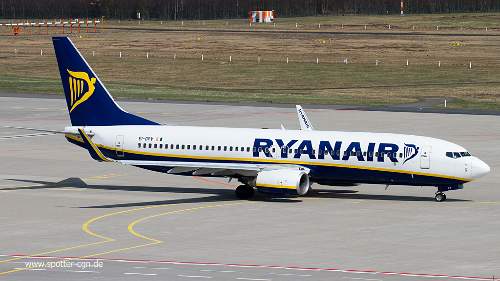 EI-DPV Ryanair Boeing 737-8AS(WL)