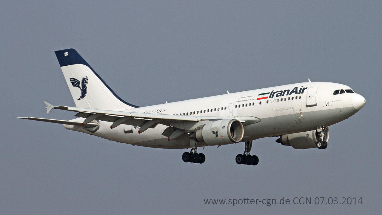 EP-IBK Iran Air Airbus A310-304