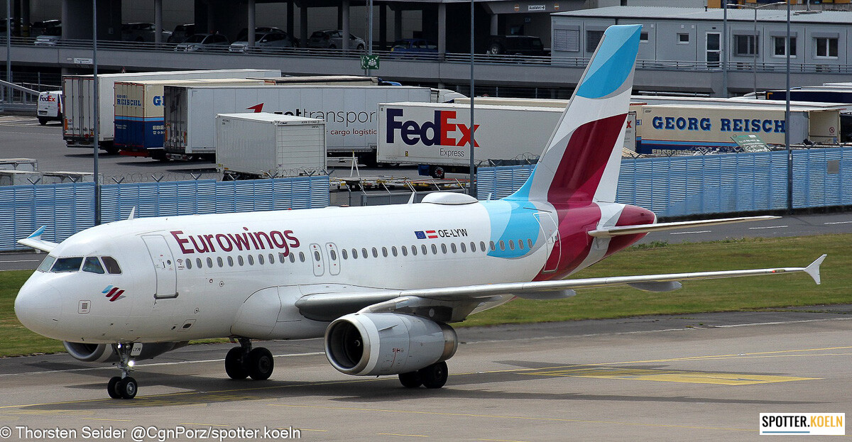 Eurowings Europe A319-100 OE-LYW