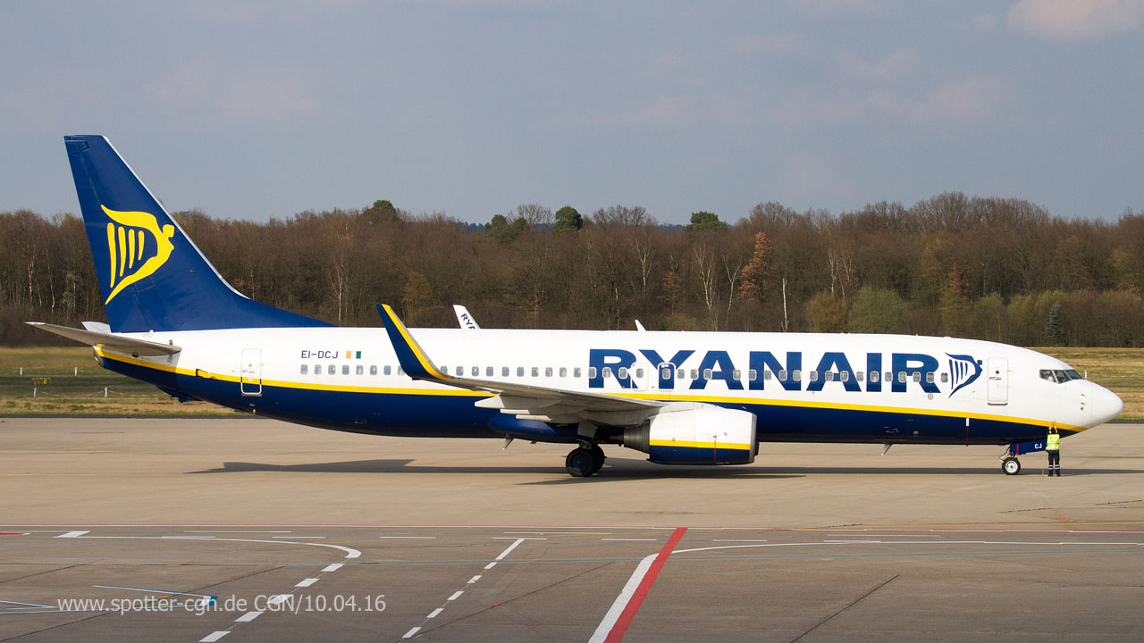 EI-DCJ Ryanair Boeing 737-8AS(WL)