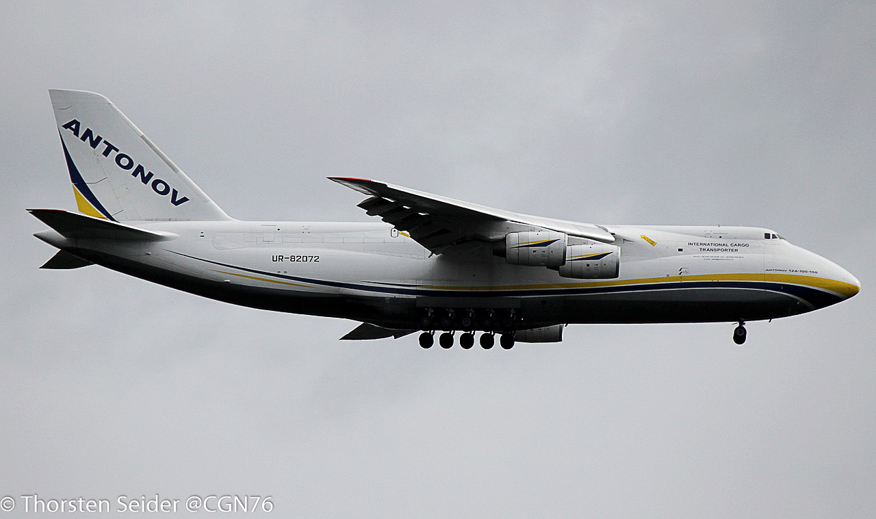 UR-82072 Antonov Airlines Antonov An-124M