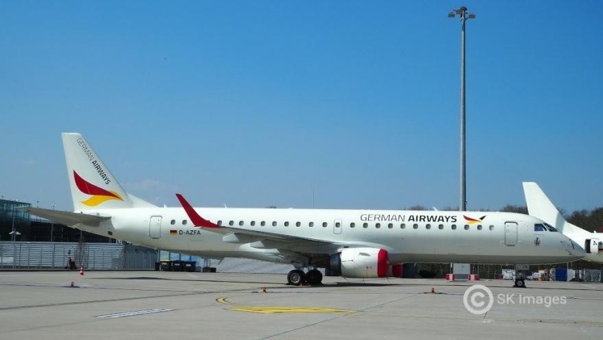 D-AZFA Storage German Airways Embraer ERJ-190 