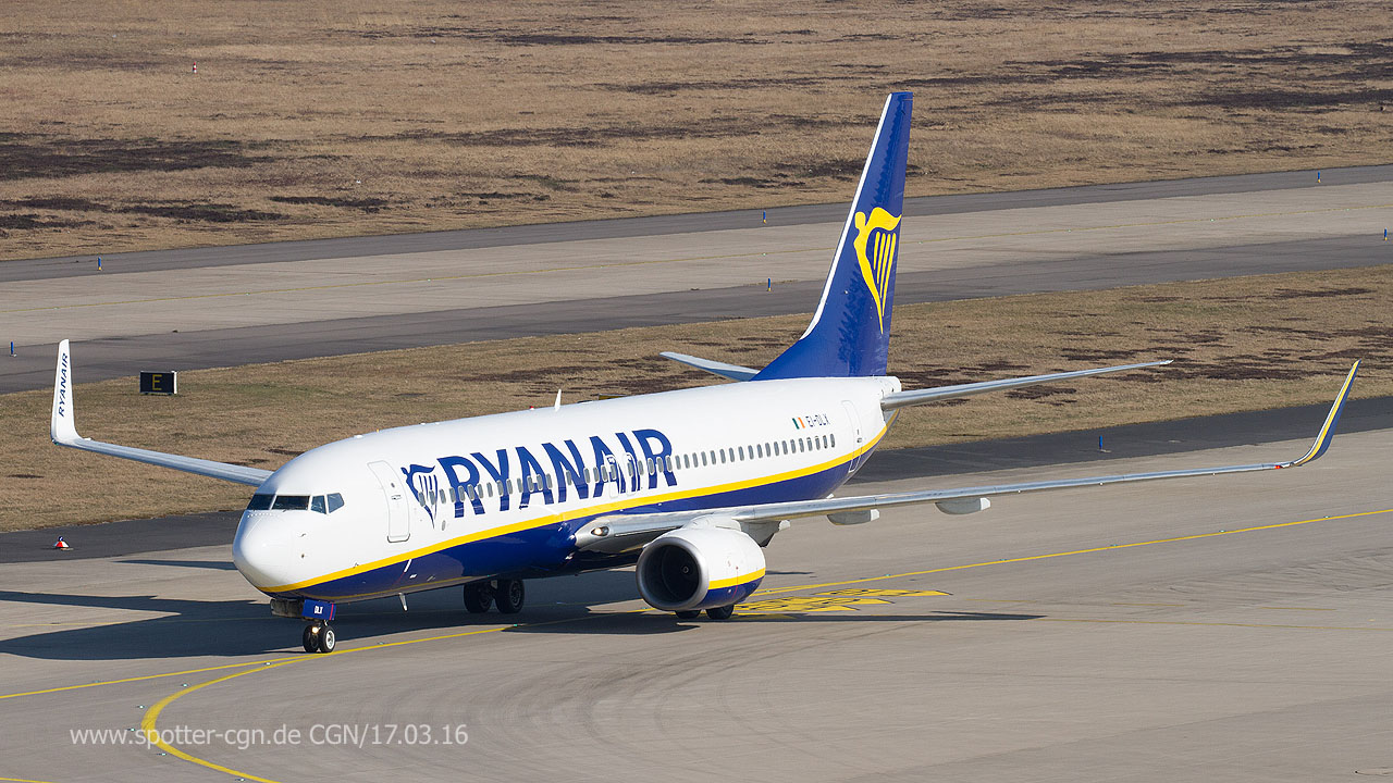 EI-DLX Ryanair Boeing 737-8AS(WL)