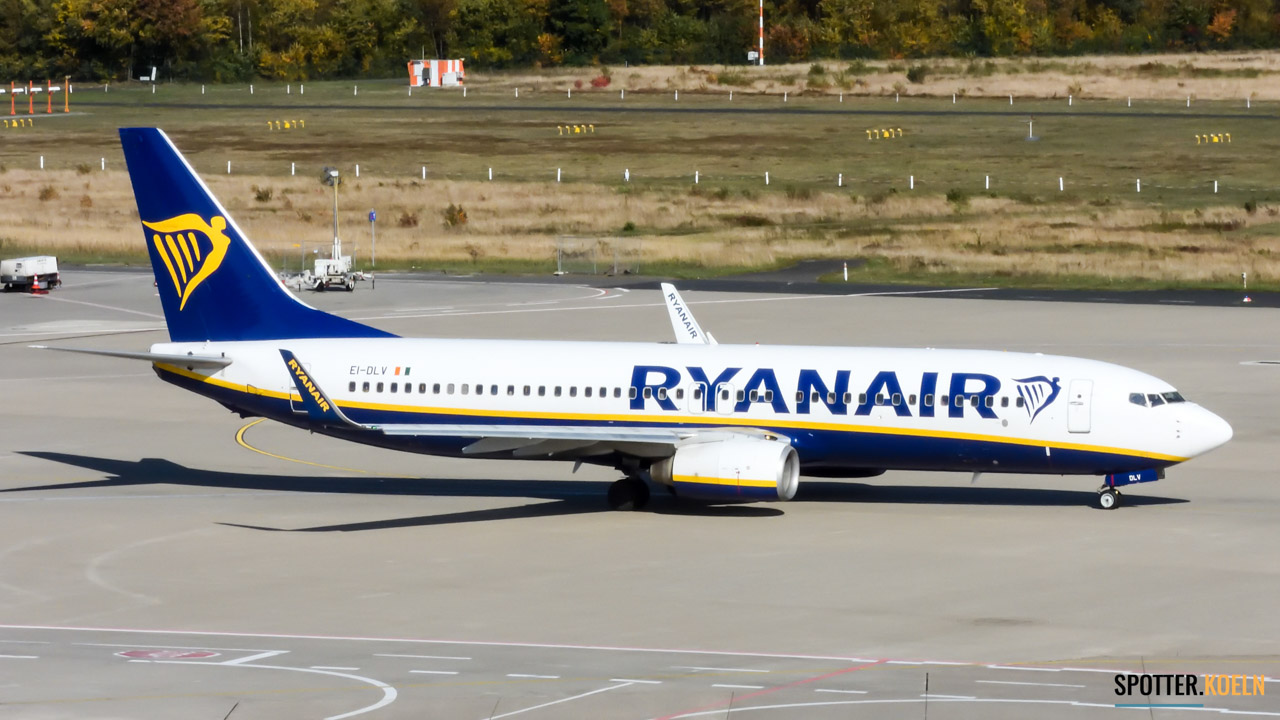 EI-DLV Ryanair Boeing 737-8AS(WL)