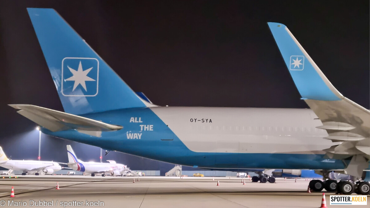 Maersk Air Cargo OY-SYA Boeing 767-3P6ER(BDSF)