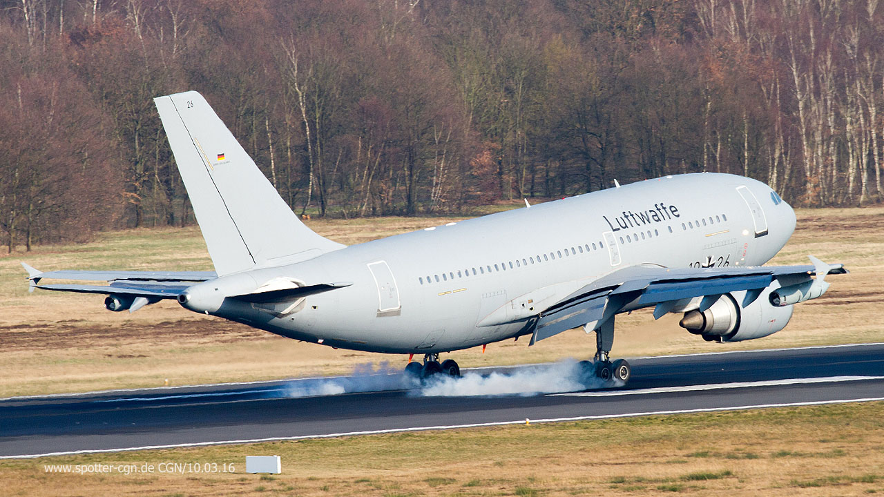 10+26 Luftwaffe (German Air Force) Airbus A310-304 MRTT