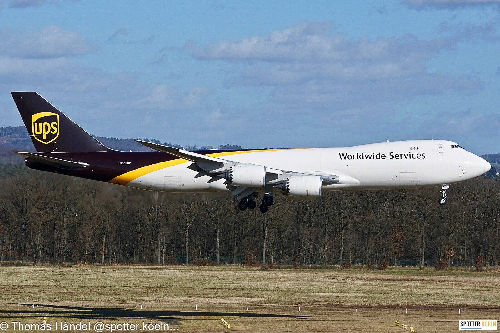 UPS N632UP Boeing B747-8F 