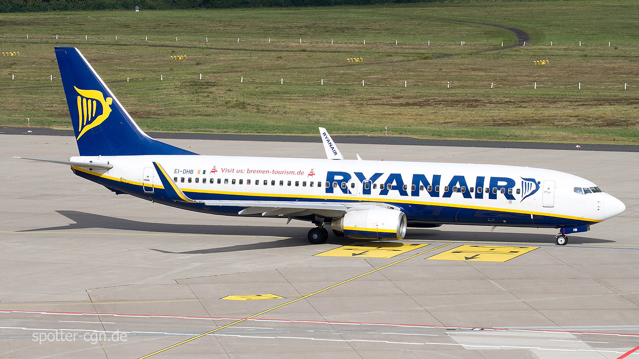 EI-DHB Ryanair Boeing 737-8AS(WL)
