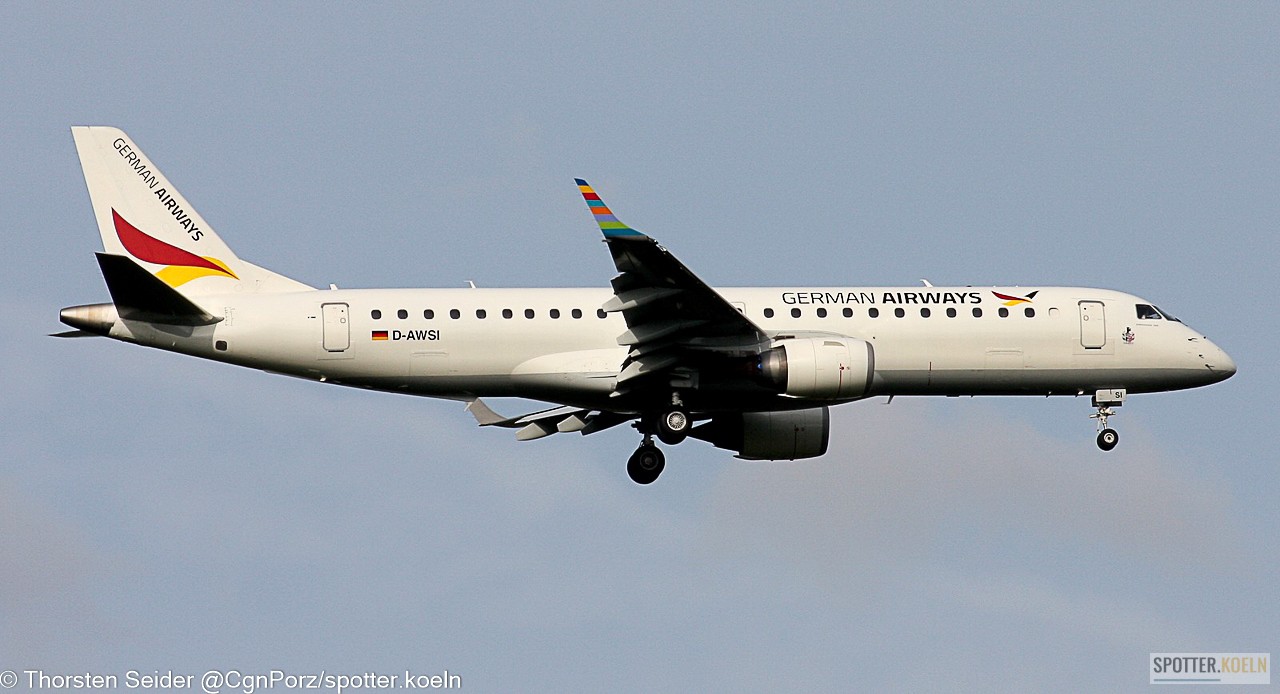 German Airways  Embraer ERJ-190  D-AWSI
