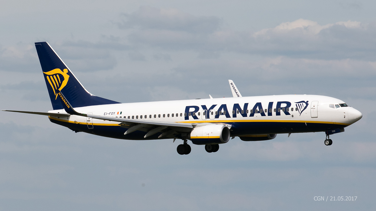 EI-FOY Ryanair Boeing 737-8AS(WL)