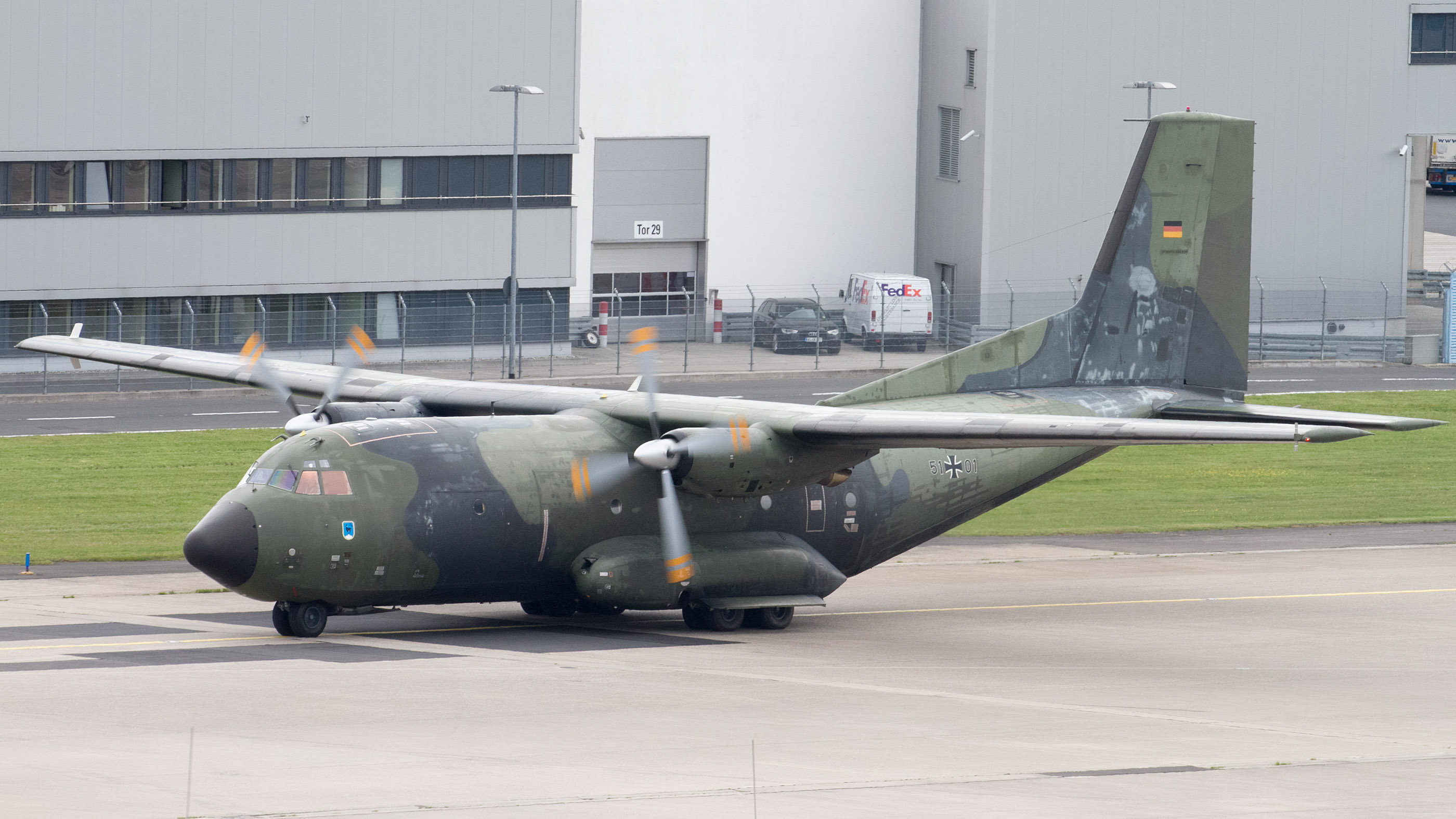 51+01 Luftwaffe (German Air Force) Transall C-160D