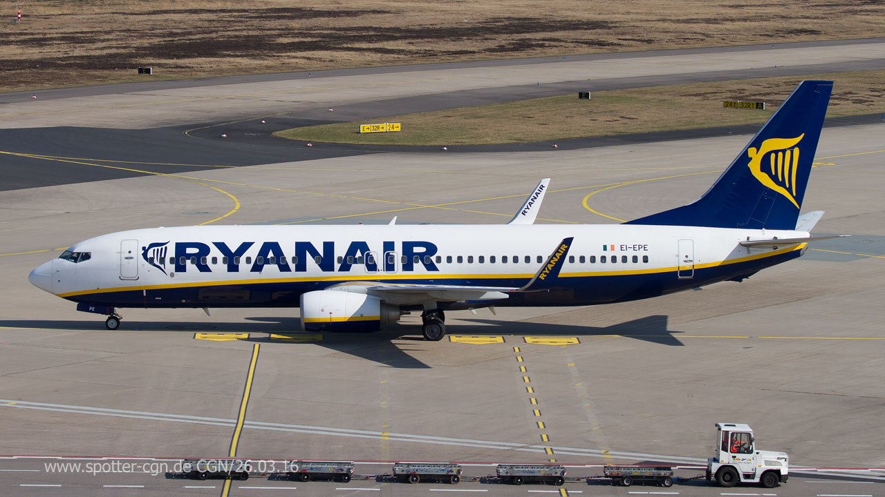 EI-EPE Ryanair Boeing 737-8AS(WL)