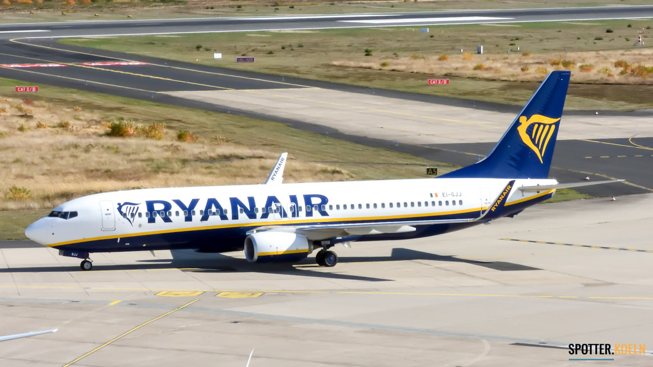 EI-GJJ Ryanair Boeing 737-8AS(WL)