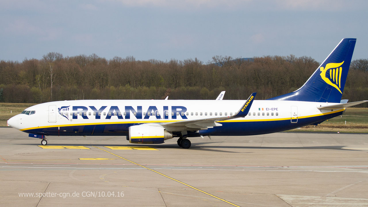 EI-EPE Ryanair Boeing 737-8AS(WL)