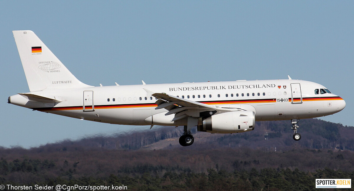 German Air Force A319-100 15+03 