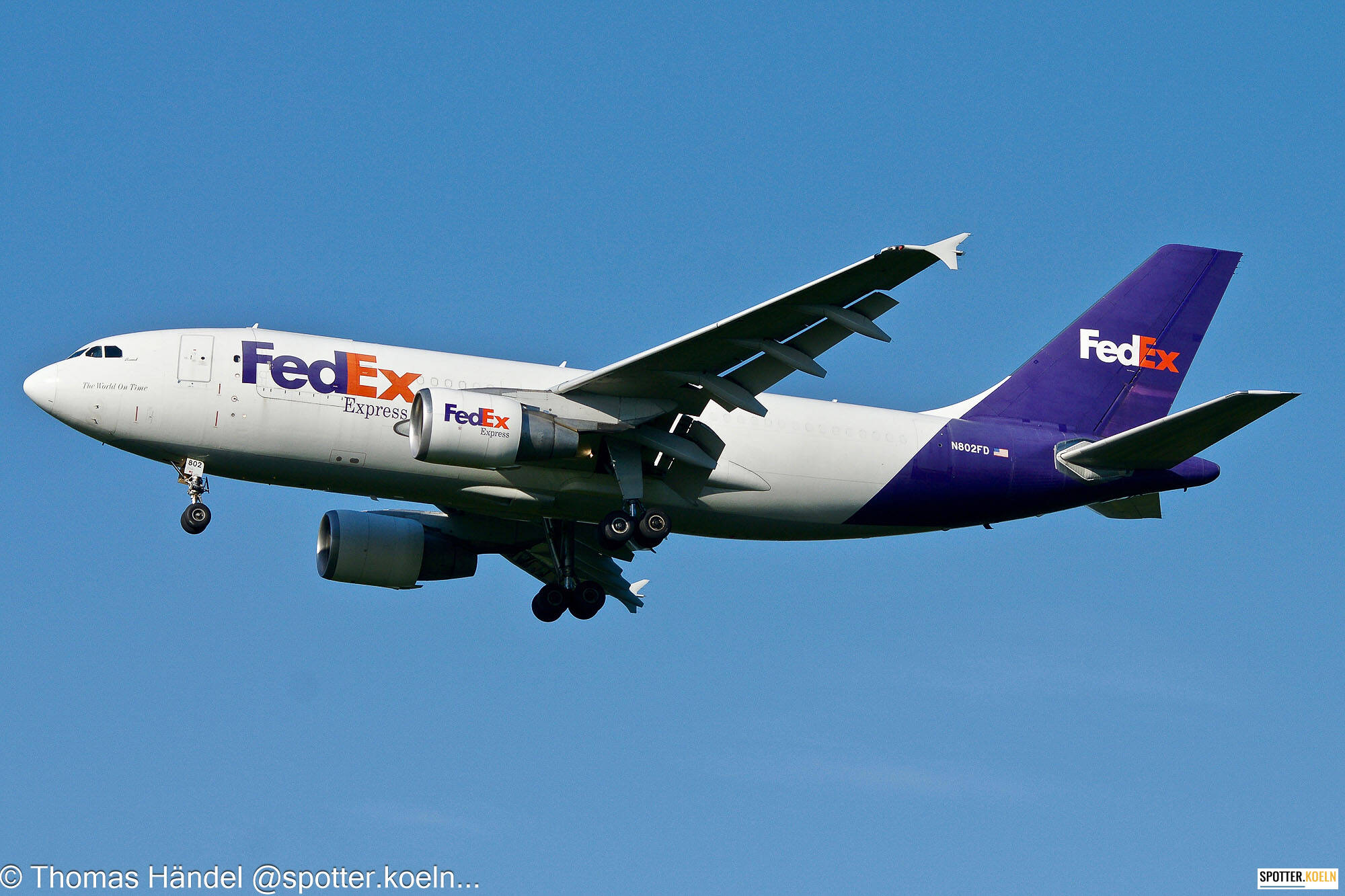 FedEx N802FD Airbus A310-324(F) 
