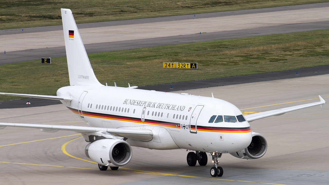 15+02 Luftwaffe (German Air Force) Airbus A319-133 ACJ
