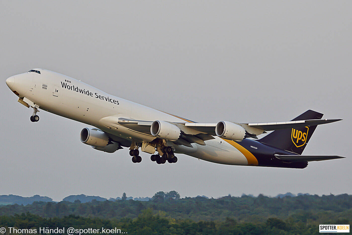 UPS N633UP Boeing 747-8F
