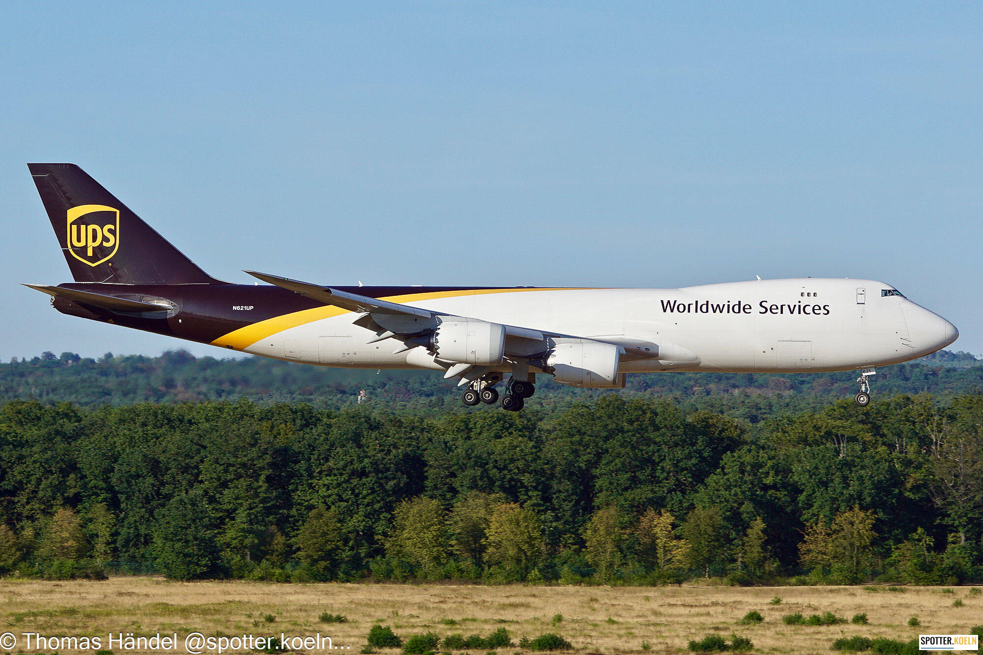 UPS N621UP Boeing 747-8F 