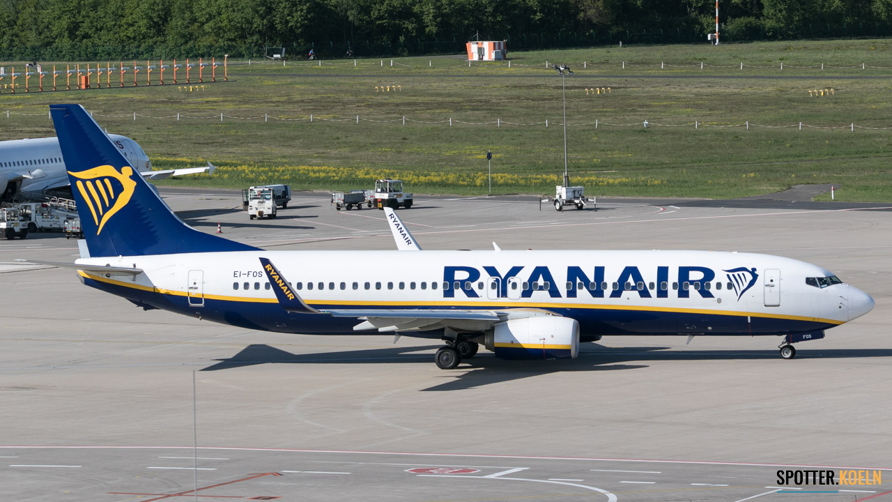 EI-FOS Ryanair Boeing 737-8AS(WL)