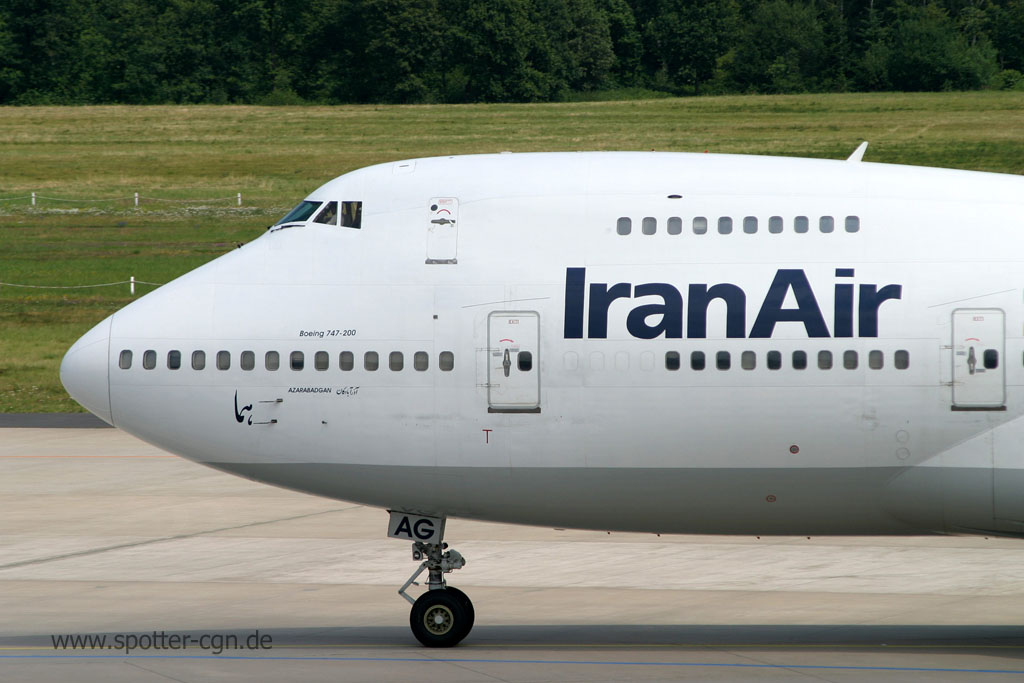 EP-IAG Iran Air Boeing 747-286B(M)