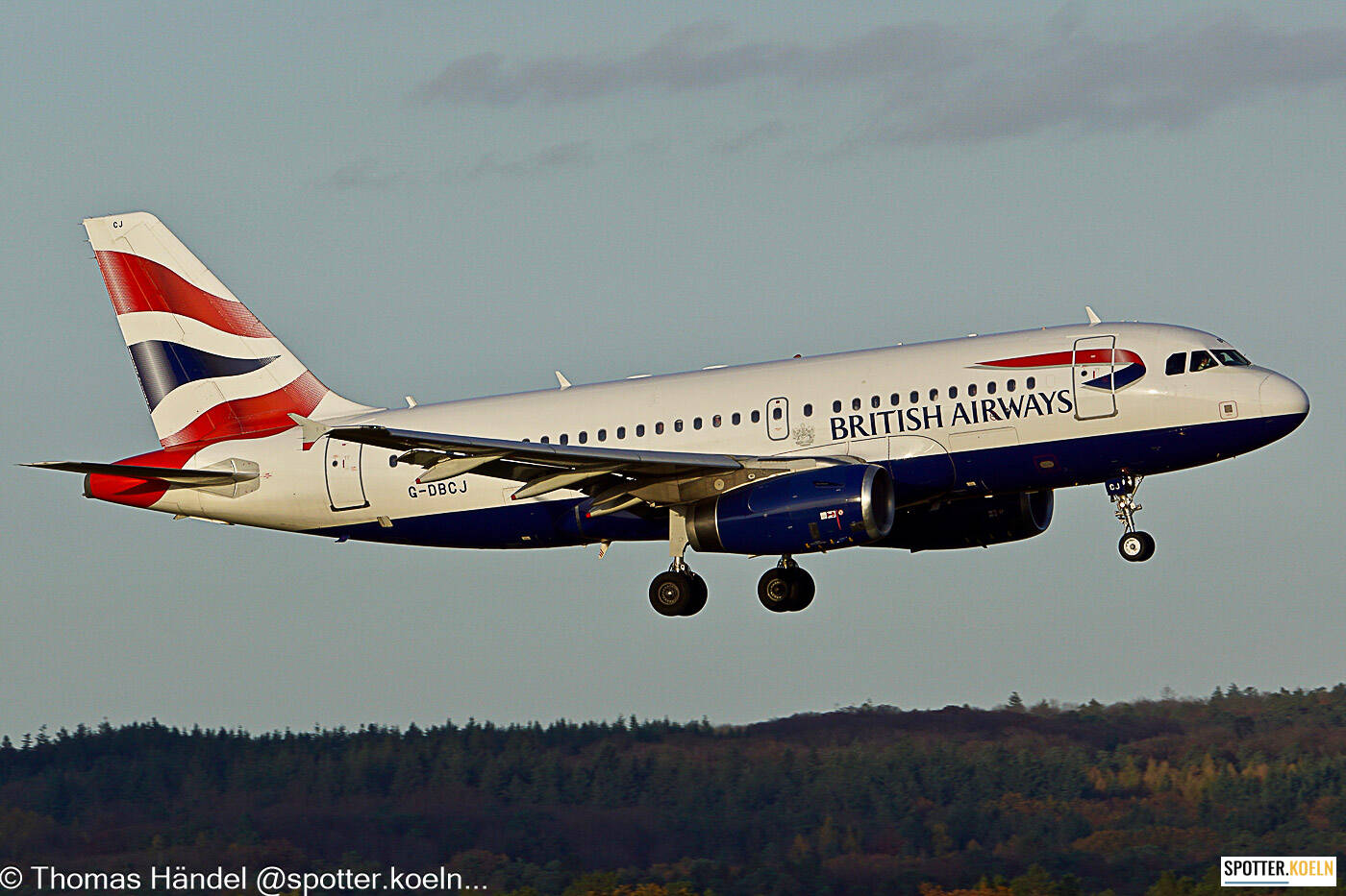 British Airways G-DBCJ Airbus A319-131