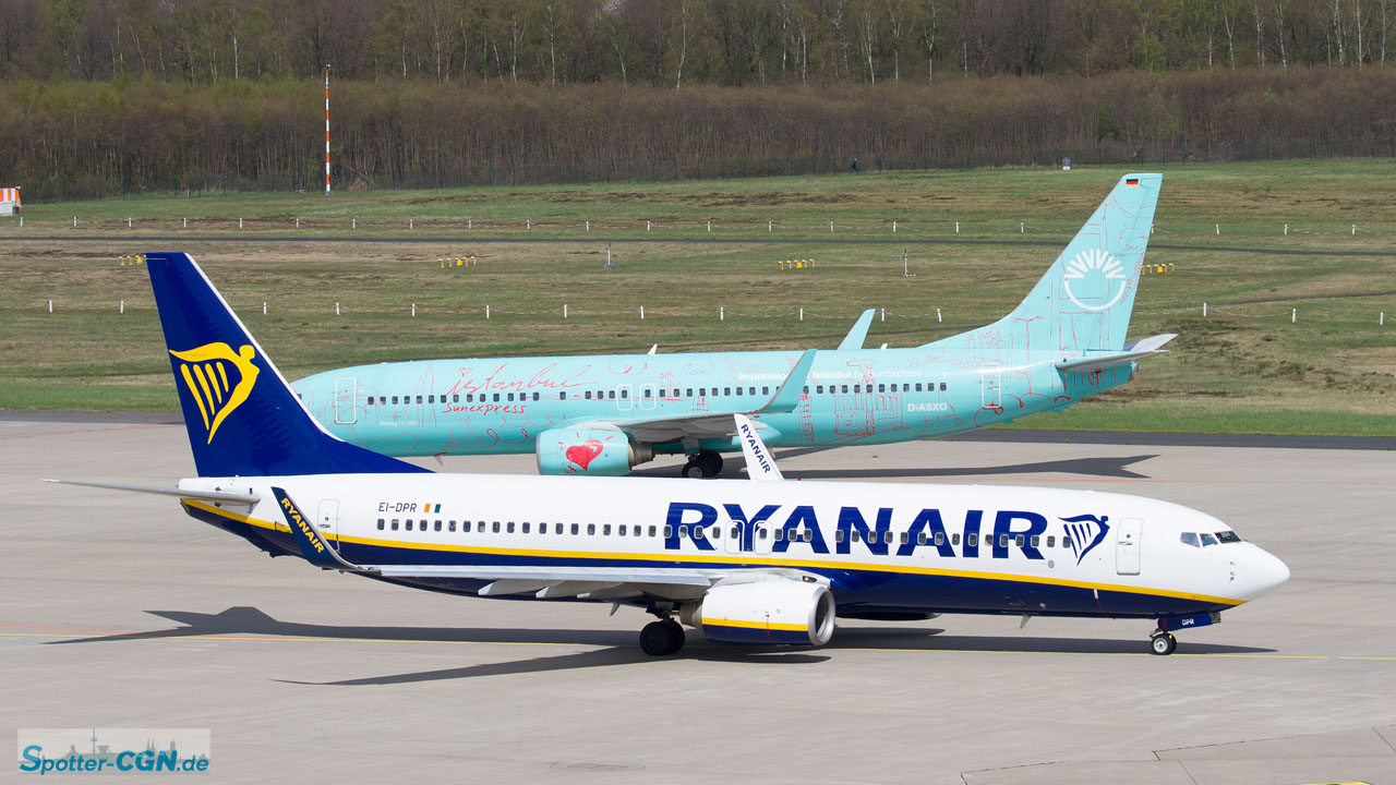 EI-DPR Ryanair Boeing 737-8AS(WL)