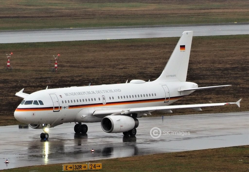 15+02 Luftwaffe (German Air Force) Airbus A319-133 ACJ