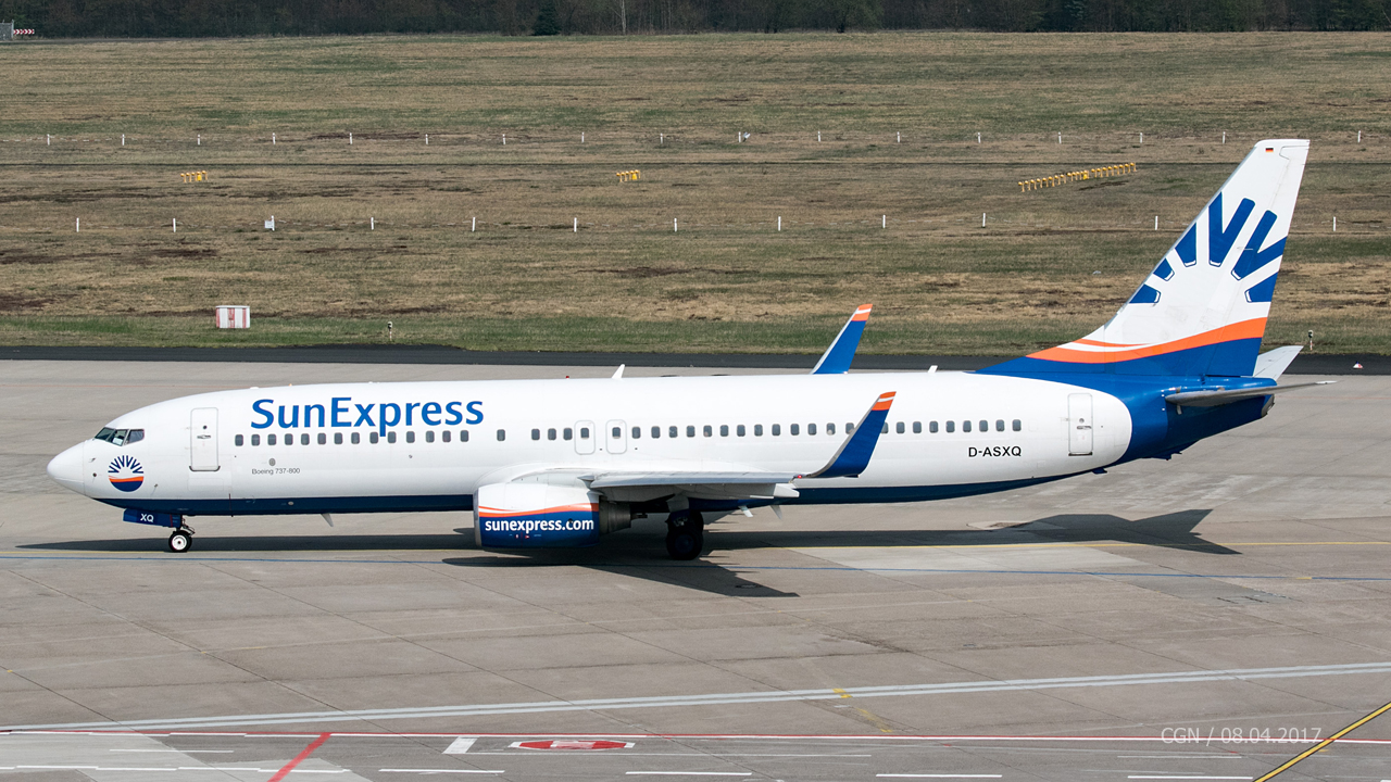 D-ASXQ SunExpress Germany Boeing 737-86J(WL)