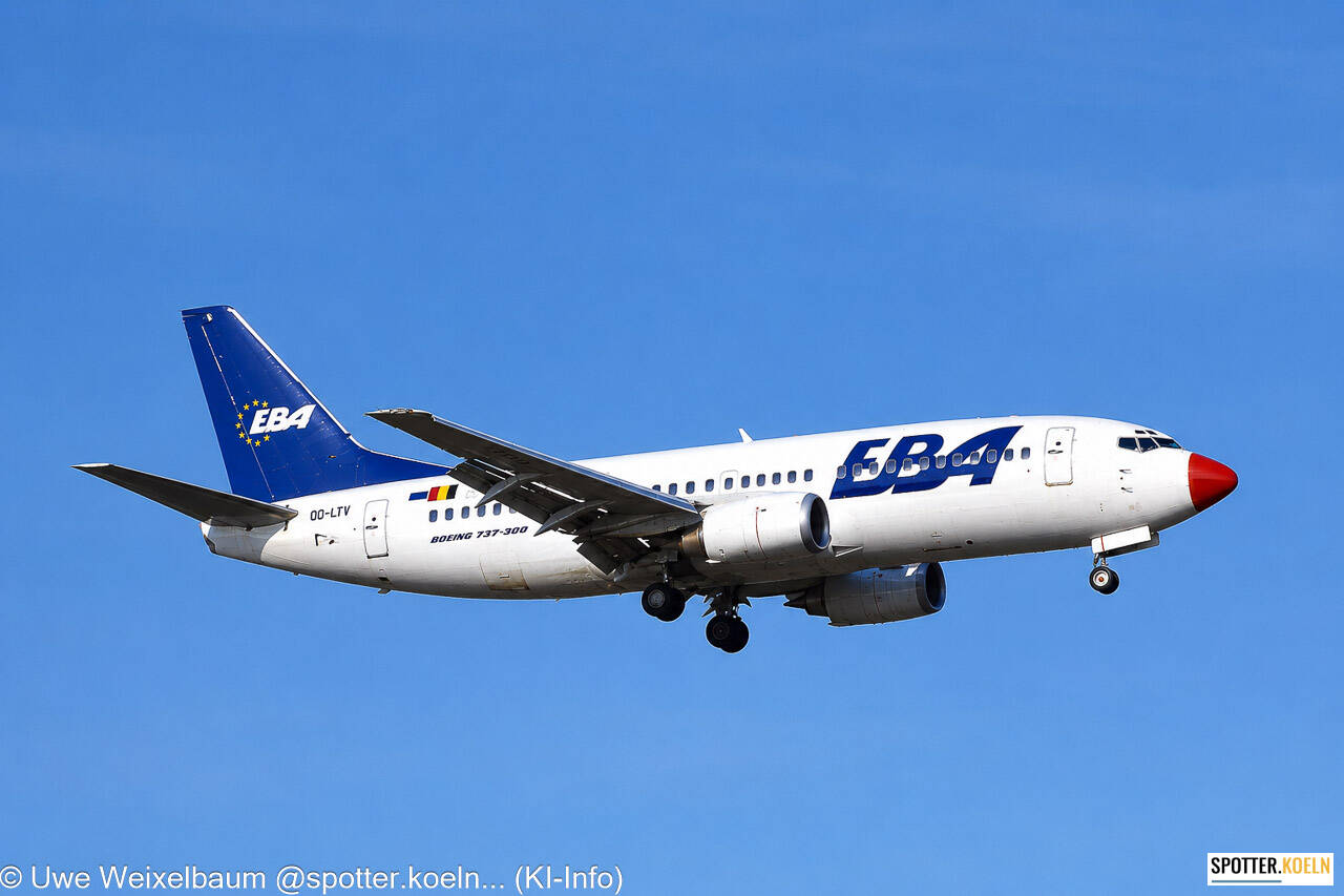 EBA Eurobelgian OO-LTV B737-3Y0 