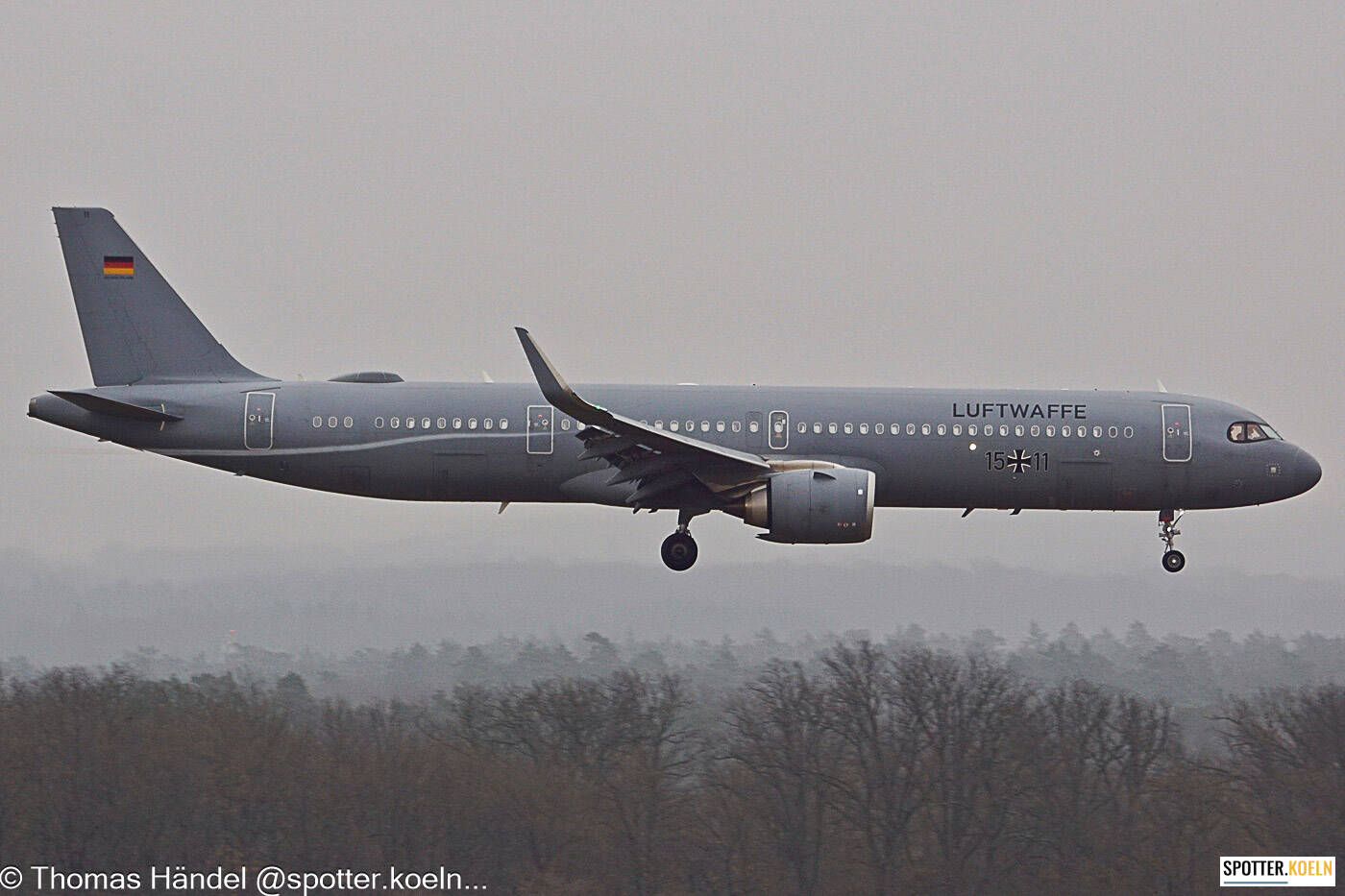 Luftwaffe 15+11 AinusA321-251NX(LR)