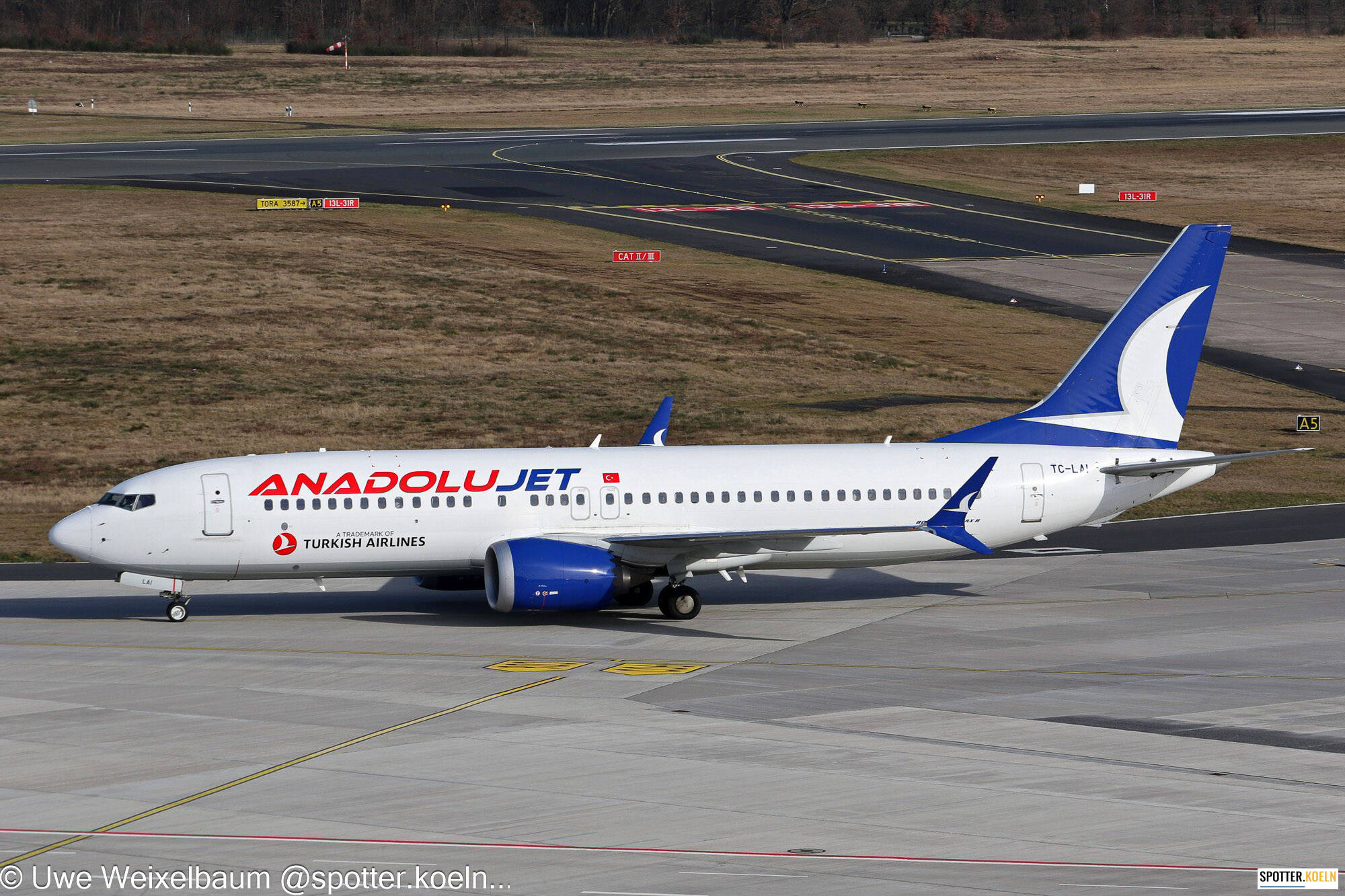 Anadolu Jet TC-LAI Boeing 737 MAX 8 