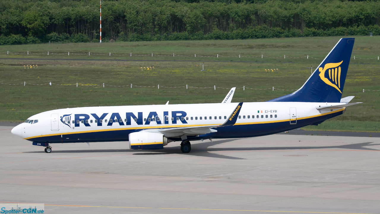 EI-EVB Ryanair Boeing 737-8AS(WL)