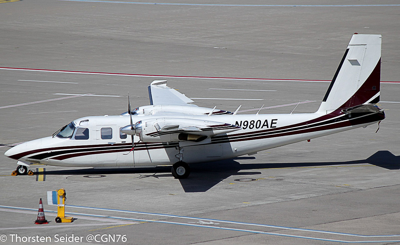 N980AE Rockwell 695 Jetprop 980