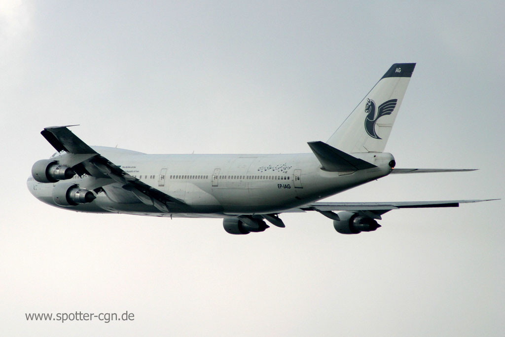 EP-IAG Iran Air Boeing 747-286B(M)