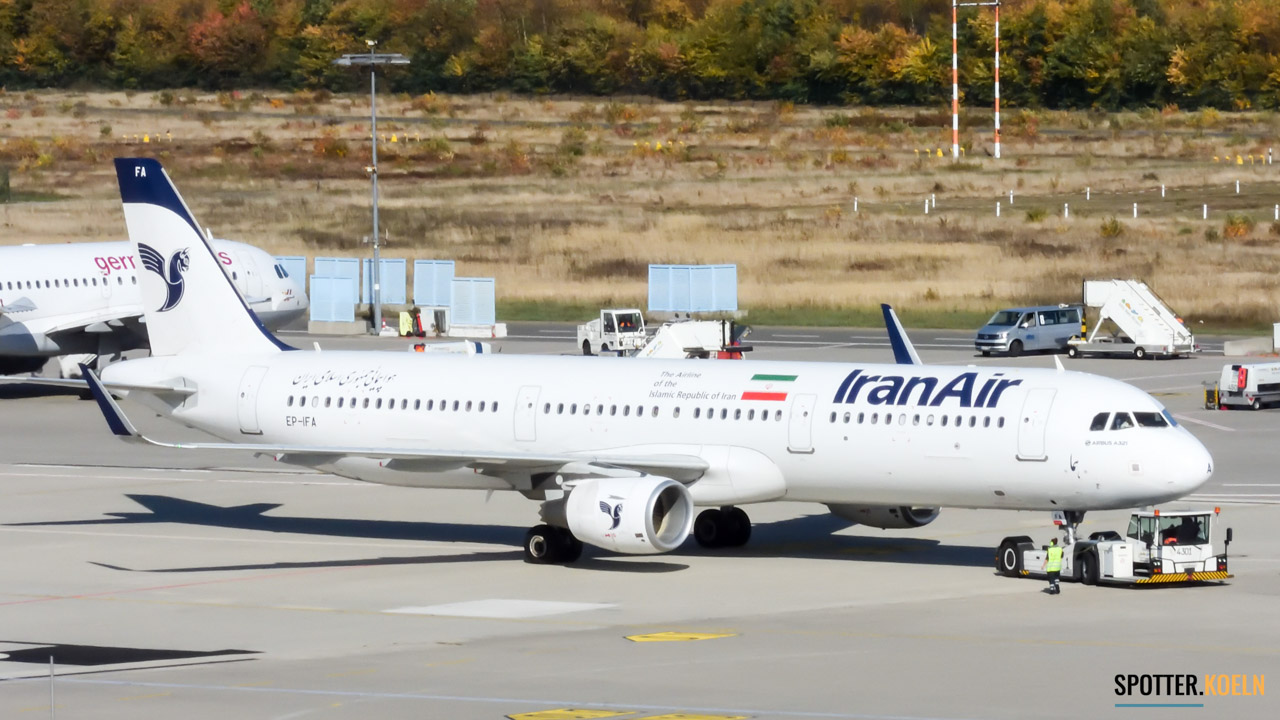 EP-IFA Iran Air Airbus A321-211(WL)